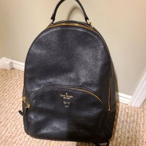 Leather Kate Spade Backpack.
